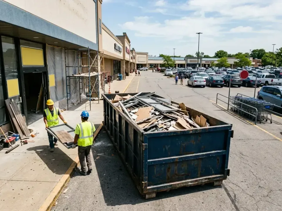 retail-store-renovation-debris-003 — frequently asked questions, Roll-off Dumpster Rentals in Redgranite, WI